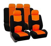 YWWNB Housses de siège de Voiture pour Renault Captur I 2014 2015 2016 2017 2018, Housse Siege Voiture Universel Couvre Sieges Accessoires,Orange1
