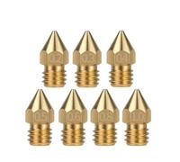 YWXCBNCI Buse en Laiton MK8, 5/10/20 MM, 0.2MM, .3MM, .4MM, .5MM, .6MM, tête d'extrudeuse for 1.75MM CR10 CR10S Ender-3, pièces d'imprimante 3D(20pcs,0.2mm)