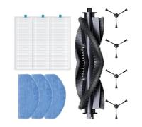 YWXCBNCI Compatible avec l'aspirateur robot BPMIO B12 / NEW, 1 brosse principale, 4 brosses latérales, 3 filtres, serpillière, accessoires de nettoyage