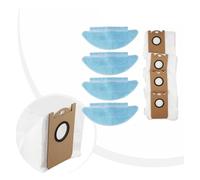 YWXCBNCI Ensemble de rechange de sacs à poussière, de lingettes et de serpillières compatible avec l'aspirateur robot Tikom L9000/Lubluelu/SL60
