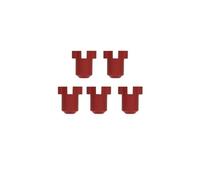 YWXCBNCI Housse de Protection en Silicone K1C for Ender 3 V3, Compatible avec Ender3 Plus/Ender3 KE/K1C/K1 Ma.(Red-5PCS)