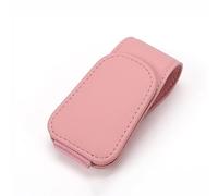 YWXKZZMX Porte Lunettes Pare Soleil Voitures, pour Kia EV3/EV6/EV9/Forte/Imagine/Joice/Niro Etui Lunettes Voiture Cuir PU Voiture Accessoires Interieur,E