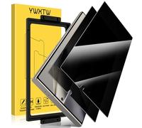 YWXTW EZ Unlock Lot de 2 protections d'écran pour Samsung Galaxy S24 Ultra confidentialité, [prise en charge des empreintes digitales à ultrasons 0,1S] [pas en verre] 25° Anti espion Private S24 Ultra