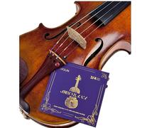 YWYLL Jeu complet de cordes pour violon 1/2, tension moyenne, noyau en acier au carbone, tonalité chaude, économique et durable - pour tous les niveaux