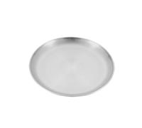 YXADGML Assiettes en Acier Inoxydable Lot de 4 assiettes de camping en acier inoxydable for le camping en plein air, vaisselle for dîner, récipient for aliments, barbecue, pique-nique