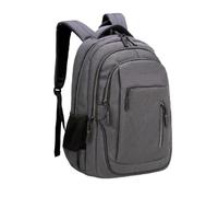 YXADGML Cartable Garcon Primaire Hommes USB charge sac à dos for ordinateur portable 18 pouces multifonctionnel lycée étudiant sac à dos mâle voyage sac d'affaires Pack(Dark Gray,18 inches)