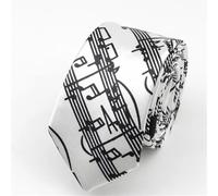 YXADGML Cravate Homme Cravate Fine Classique for Homme, Notes de Musique colorées, imprimées, Piano, Guitare, Polyester, Largeur 5 cm, Accessoire Cadeau de fête(Multi-colored-10)
