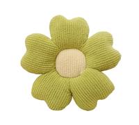 YXADGML Fluffy Cute Pink Daisy Pillow 19.6inch Soft Throw INS Flower Cushion Bedroom Sofa Couch(Green)