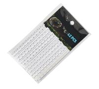 YXADGML Lumières De Roue De Vélo Lot de 12 Clips réfléchissants for Jante de vélo, lumière d'avertissement de sécurité Nocturne, Bande réfléchissante for vélo, Accessoires de Cyclisme for VTT(White)