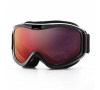 YXADGML Lunette De Ski Ski Goggles for Men Women,Winter Snow Sports with Anti-Fog Double Lens Mask Glasses Snowboard Snowmobile(C24 Red)