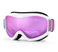 YXADGML Lunette De Ski Ski Goggles for Men Women,Winter Snow Sports with Anti-Fog Double Lens Mask Glasses Snowboard Snowmobile(C27 Pink)