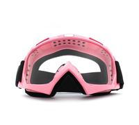 YXADGML Lunette De Ski Skiing Goggles Anti-Fog Skiing Eyewear Winter Snowboard Cycling Motorcycle Windproof Sunglasses Men Women Outdoor Sports Goggles(Pink-Transparent)