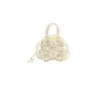 YXADGML Sac à Main Perlé Sac fourre-tout tendance et simple for femme, petit sac à bandoulière fait main avec perles creuses, idéal for un dîner ou une soirée(Other)