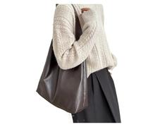 YXADGML Sac Femme BandoulièRe Sac seau polyvalent, spacieux, à bandoulière, fourre-tout, pochette(Coffee)