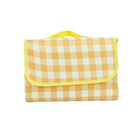 YXADGML Tapis de Camping imperméable, Matelas Plage Pliable, Portable, léger, Tapis Pique-Nique, Grand Format, for l'extérieur(Yellow,M(150 200CM))