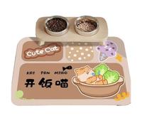 YXADGML Tapis Gamelle Chat Le Tapis De Repas for Animaux Est Imperméable, Anti-éclaboussures, Sèche Rapidement, Ne Nécessite Aucun Lavage(Color8,60X90CM(2X3FT)