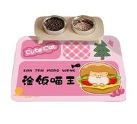 YXADGML Tapis Gamelle Chat Le Tapis De Repas for Animaux Est Imperméable, Anti-éclaboussures, Sèche Rapidement, Ne Nécessite Aucun Lavage(Color6,40X60CM(1.3X2FT)