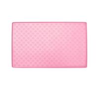 YXADGML Tapis Gamelle Chat Tapis d'abreuvement et de Repas en Silicone for Chien et Chat - Imperméable, résistant à l'usure et Durable(Pink-3pcs,40cmX60cm)
