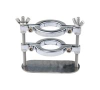 YXBLV Presse-testicules en acier inoxydable Clip Scrotal 6 styles Presse-testicules Extenseur de testicules Étirement de testicules CBT Érotique Bahre Esclave Anneau de testicules SM Bondage Sex Toys