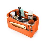 YXBQueen Organisateur de Sac à Main en Feutre, Sac de Rangement Intérieur Bag in Bag pour Femmes Organiseur Sac a Main Organisateur de Sac Orange