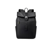 YXBQueen Sac à dos moderne pour ordinateur portable MacBook 14" avec fermeture à boucle Noir, Noir , 16 Inch