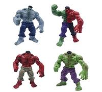 YXCC-SEN Figurine Hulk Figurine Red Hulk Hulk Joint Movable A Full Set of Four Styles of Hulk Ornaments