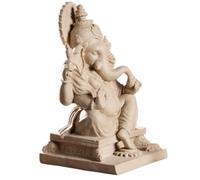 YXCQHZM Dieu du succès Décoration - Statue de Bouddha Ganesh - Temple de la maison Mandir méditation décoration de salle de yoga (gris, 41 x 23 cm)