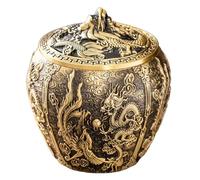 YXCQHZM Grande urne funéraire funéraire en laiton pour animaux de compagnie pour cendres de cercueils, urnes et pierres commémoratives pour chiens