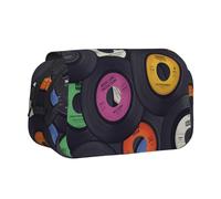 YXDVPALNE Album de Musique sur disques vinyles Trousse à Crayons Portable à Double Coque avec Fermeture éclair