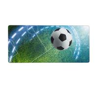YXDVPALNE Ballon de Football imprimé,Tapis de Souris Grand Format pour Ordinateur, avec Base antidérapante en Caoutchouc, 40 x 90 cm
