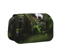 YXDVPALNE Border Collie Stone Sweet Brown Chiens Animaux de Compagnie Trousse à Crayons Portable à Double Coque avec Fermeture éclair