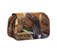 YXDVPALNE Canard pilet Trousse à Crayons Portable à Double Coque avec Fermeture éclair