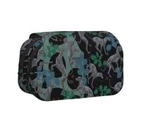 YXDVPALNE Chien lévrier Trousse à Crayons Portable à Double Coque avec Fermeture éclair