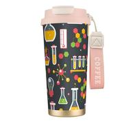 YXDVPALNE Chimie Science,Tasse à café isotherme en acier inoxydable 316 avec cordon, 500 ml, idéale pour les voyages en voiture
