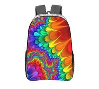 YXDVPALNE Couleur vive,16 pouces Sac à dos décontracté Sac à dos transparent Sac d'école résistant à l'eau