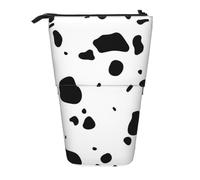 YXDVPALNE Dalmatiens en Peau de Vache, Taches de Chien, Animaux, Dalmatien,Trousse à Crayons télescopique, Porte-Crayons avec Pochette à Crayons zippée