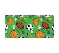 YXDVPALNE Football, Softball, Rugby,Tapis de Souris Grand Format pour Ordinateur, avec Base antidérapante en Caoutchouc, 40 x 90 cm