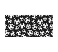 YXDVPALNE Football,Tapis de Souris Grand Format pour Ordinateur, avec Base antidérapante en Caoutchouc, 40 x 90 cm
