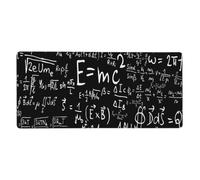 YXDVPALNE Formule Physique E=MC²,Tapis de Souris Grand Format pour Ordinateur, avec Base antidérapante en Caoutchouc, 40 x 90 cm