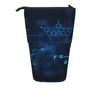 YXDVPALNE Formules de Physique mathématique et de Chimie Brillantes,Trousse à Crayons télescopique, Porte-Crayons avec Pochette à Crayons zippée