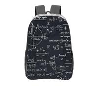 YXDVPALNE Formules mathématiques sans couture avec formes géométriques,16 pouces Sac à dos décontracté Sac à dos transparent Sac d'école résistant à l'eau