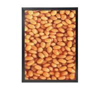 YXDVPALNE Haricots cuits au four,Impressions d'art mural, cadre noir, peinture décorative à suspendre pour la maison, 30 x 40 cm