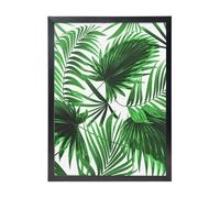 YXDVPALNE Imprimé feuille de palmier,Impressions d'art mural, cadre noir, peinture décorative à suspendre pour la maison, 30 x 40 cm