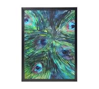 YXDVPALNE Imprimé plume,Impressions d'art mural, cadre noir, peinture décorative à suspendre pour la maison, 30 x 40 cm