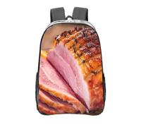 YXDVPALNE Jambon,16 pouces Sac à dos décontracté Sac à dos transparent Sac d'école résistant à l'eau