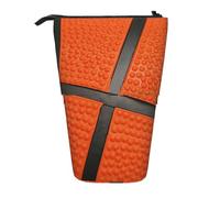 YXDVPALNE Ligne Noire de Basket-Ball,Trousse à Crayons télescopique, Porte-Crayons avec Pochette à Crayons zippée