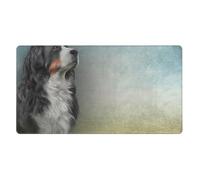 YXDVPALNE Mon Bouvier Bernois Quotidien,Tapis de Souris de Bureau Grand Format avec Base antidérapante en Caoutchouc, 40 x 70 cm