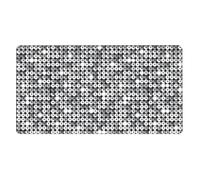 YXDVPALNE Motif à Paillettes argentées,Tapis de Souris de Bureau Grand Format avec Base antidérapante en Caoutchouc, 40 x 70 cm