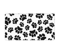 YXDVPALNE Motif Chat, Motif Empreinte de Patte,Tapis de Souris de Bureau Grand Format avec Base antidérapante en Caoutchouc, 40 x 70 cm