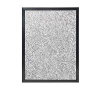YXDVPALNE Paillettes argentées,Impressions d'art mural, cadre noir, peinture décorative à suspendre pour la maison, 30 x 40 cm